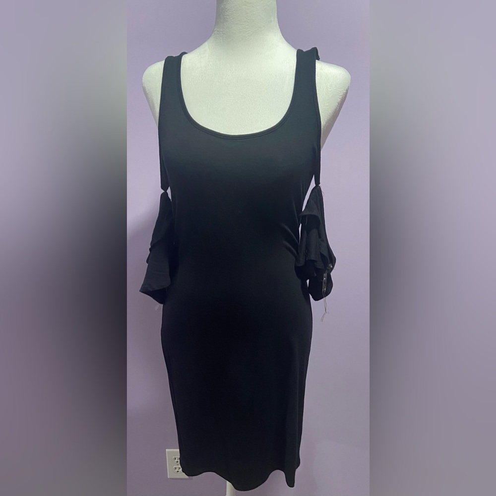 Bump Biddy Black tank top Maternity Dress Size Medium